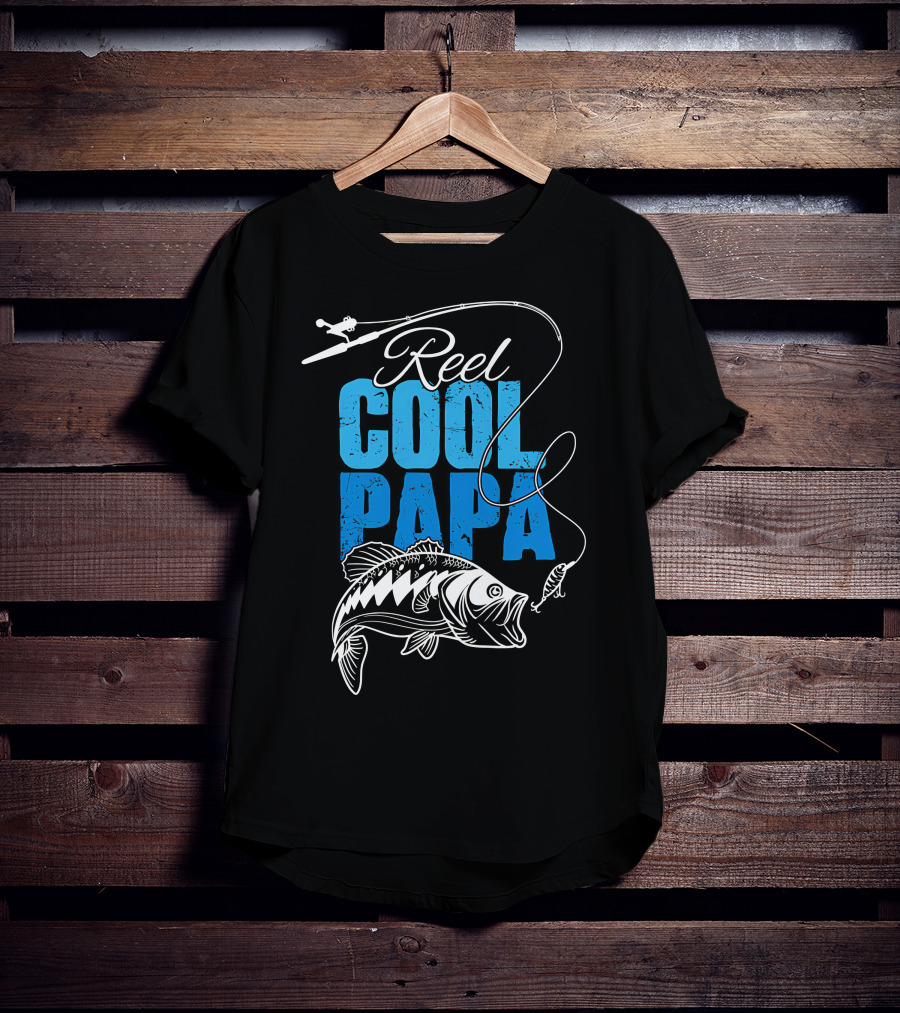 Reel Cool Papa Fishing T-Shirt