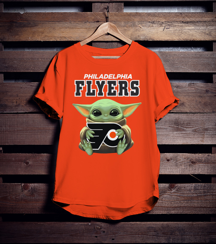 Philadelphia Flyers Baby Yoda T-Shirt