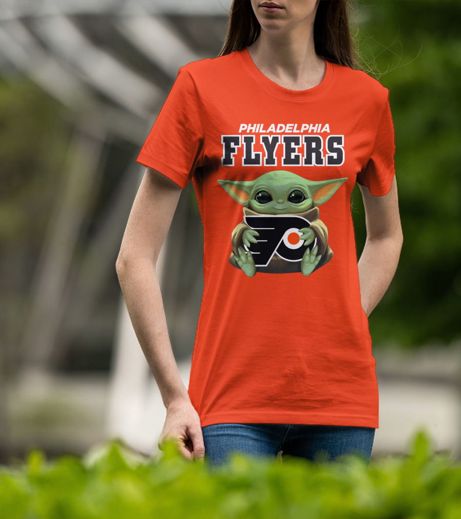 Philadelphia Flyers Baby Yoda T-Shirt