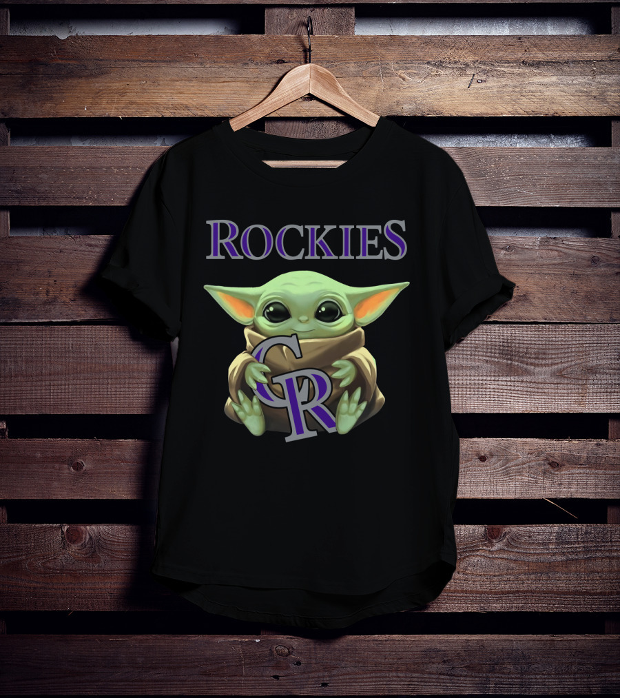 Baby Yoda Rockies CR T-Shirt