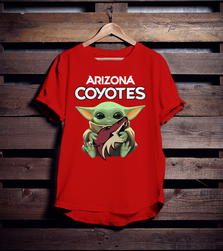 Arizona Coyotes Baby Yoda T-Shirt