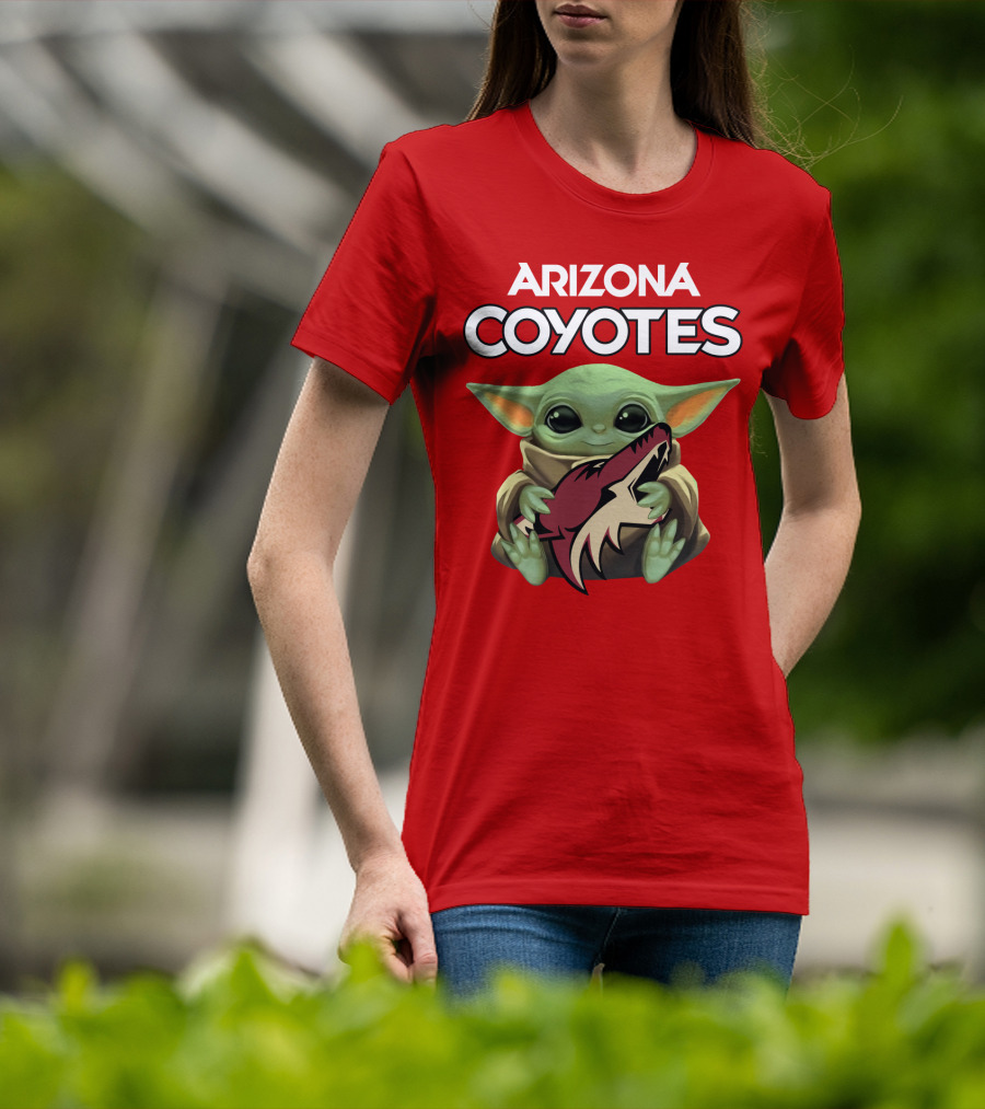 Arizona Coyotes Baby Yoda T-Shirt