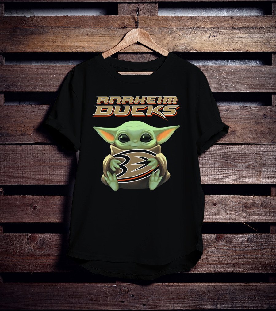 Anaheim Ducks Baby Yoda T-Shirt