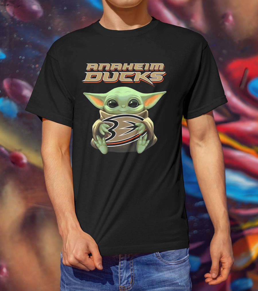 Anaheim Ducks Baby Yoda T-Shirt