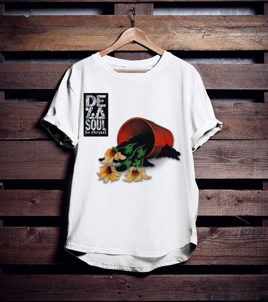 De La Soul Is Dead Flowers Spilling From A Pot T-Shirt