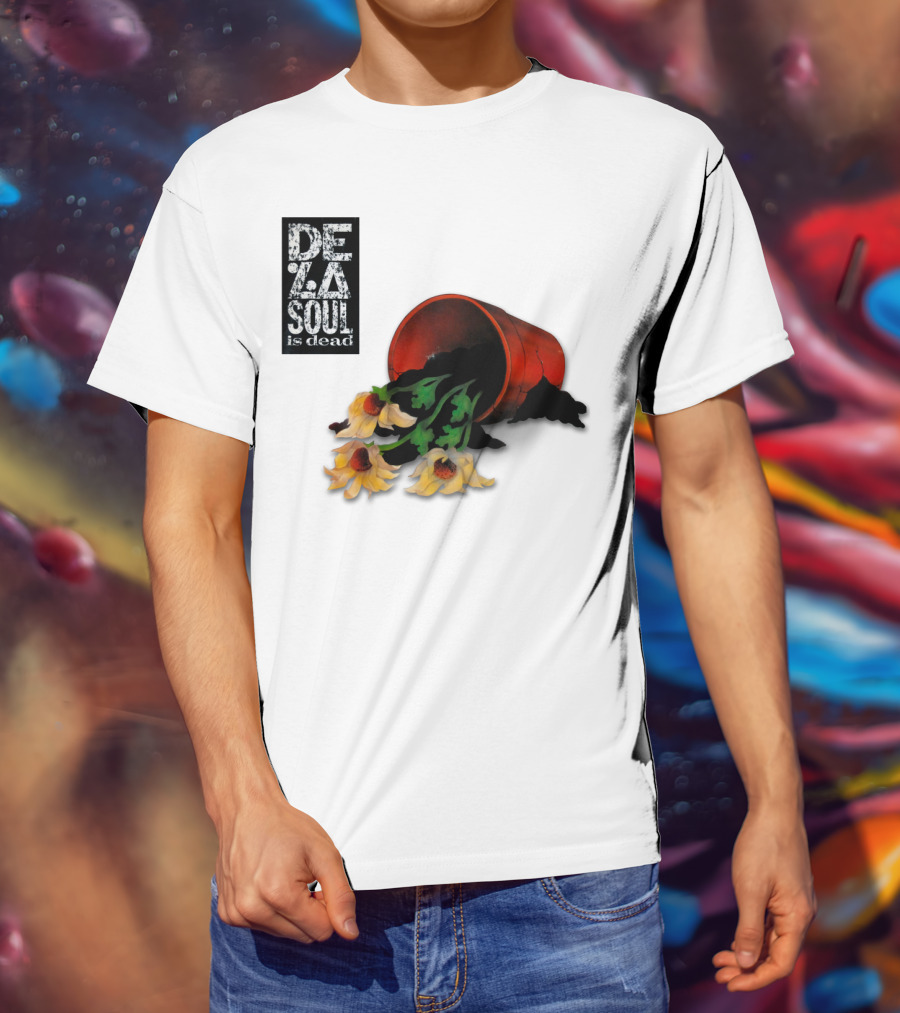 De La Soul Is Dead Flowers Spilling From A Pot T-Shirt