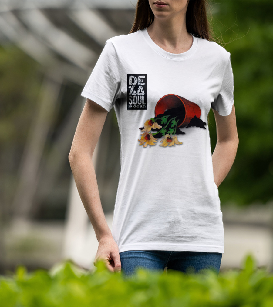 De La Soul Is Dead Flowers Spilling From A Pot T-Shirt