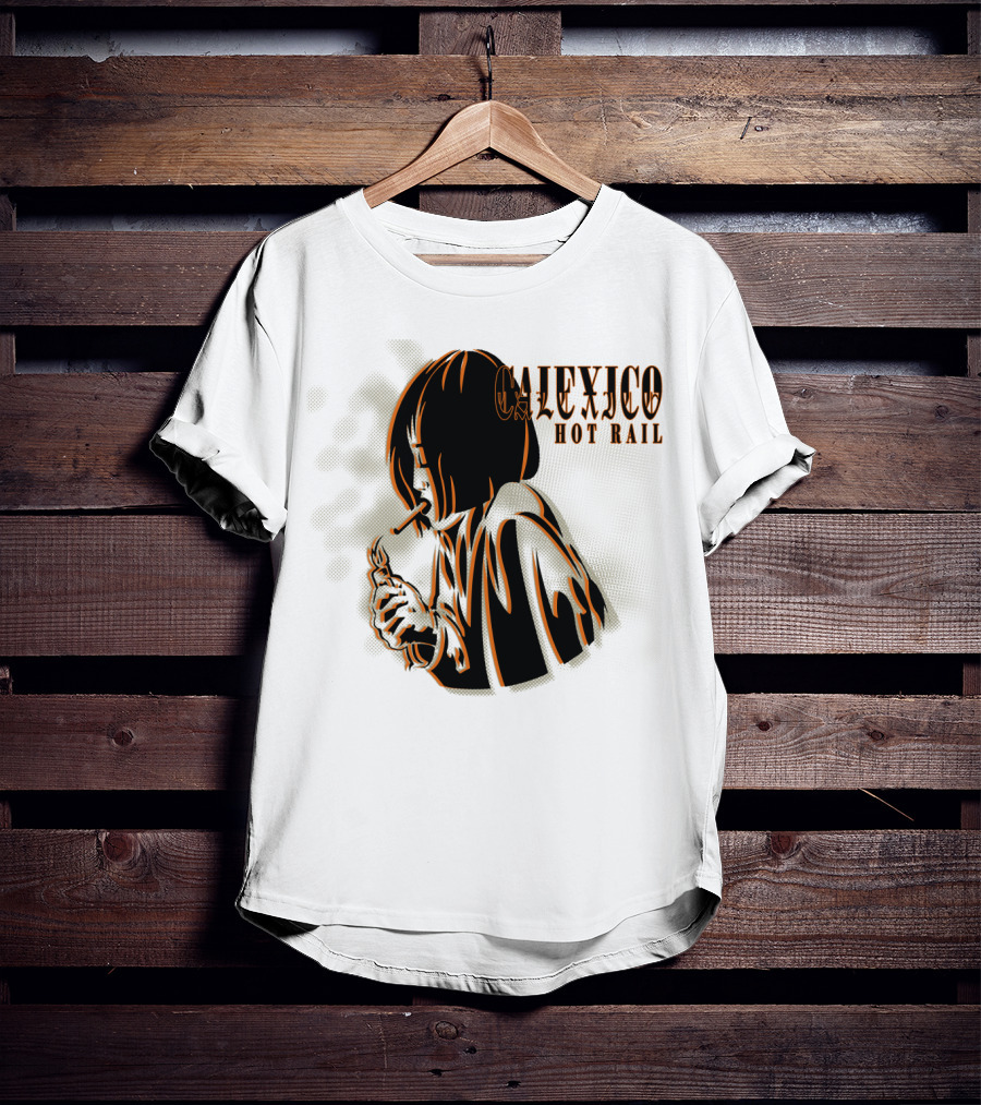 Calexico Hot Rail Smoking Figure T-Shirt
