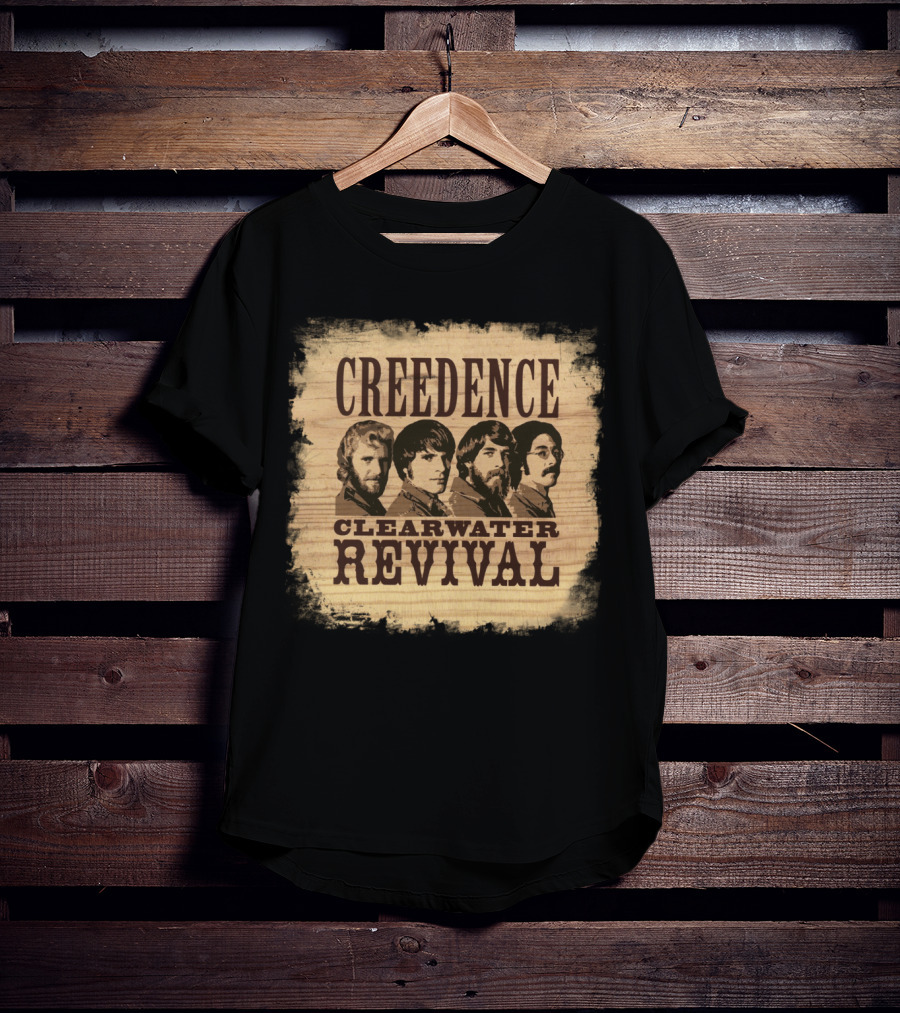 Creedence Clearwater Revival Band Portrait T-Shirt