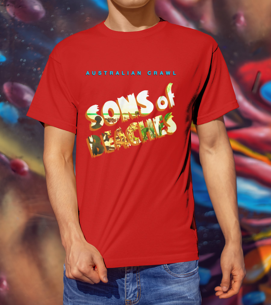 Australian Crawl Sons Of Beaches T-Shirt