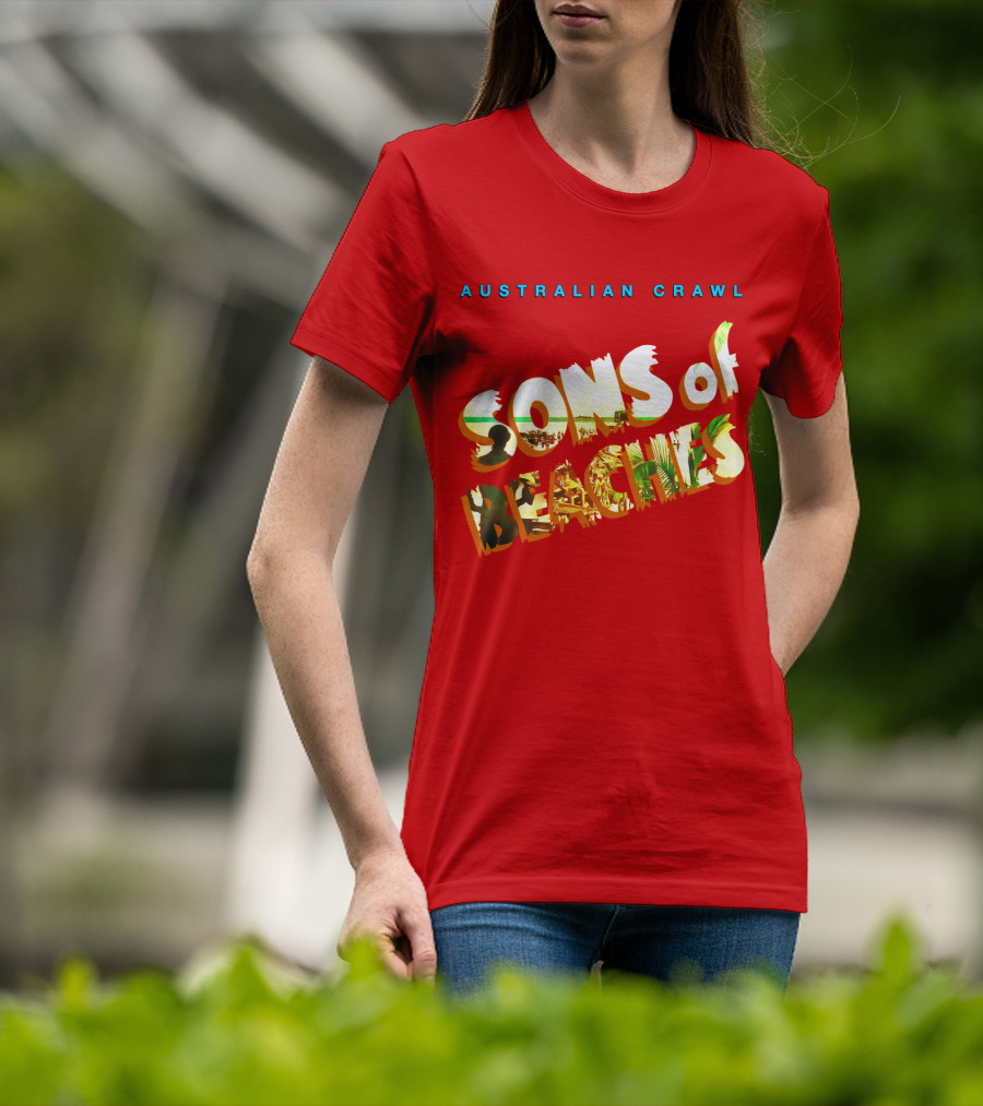 Australian Crawl Sons Of Beaches T-Shirt