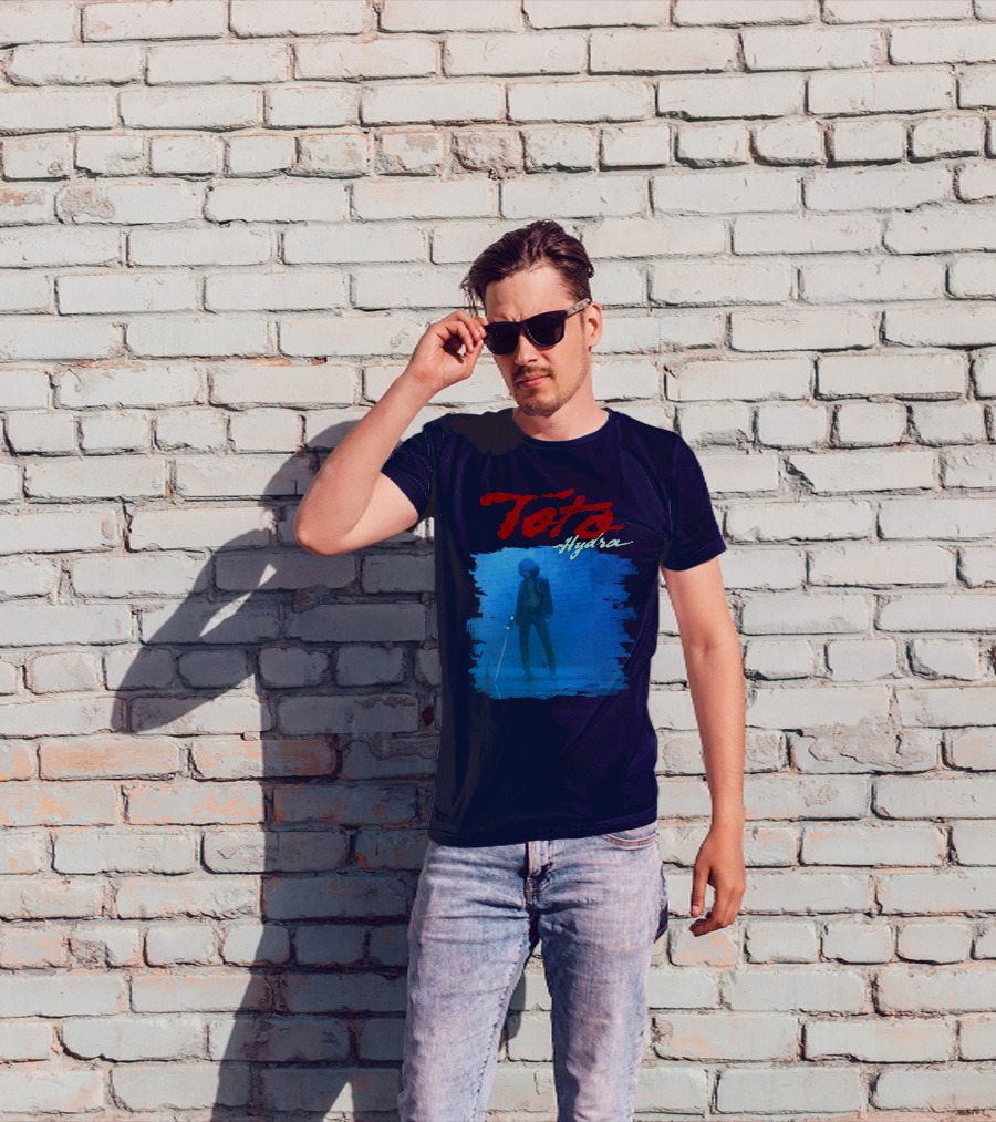 Toto Hydra Sword Figure Blue Square T-Shirt