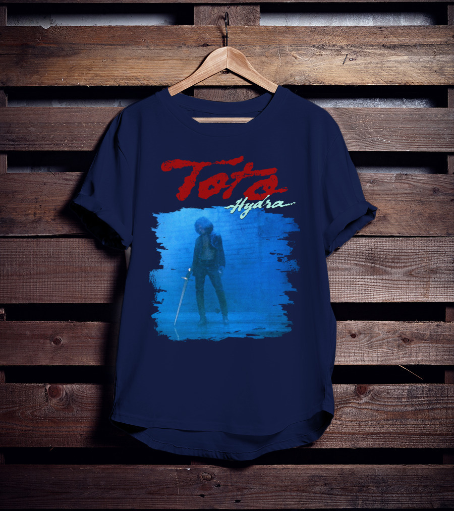 Toto Hydra Sword Figure Blue Square T-Shirt
