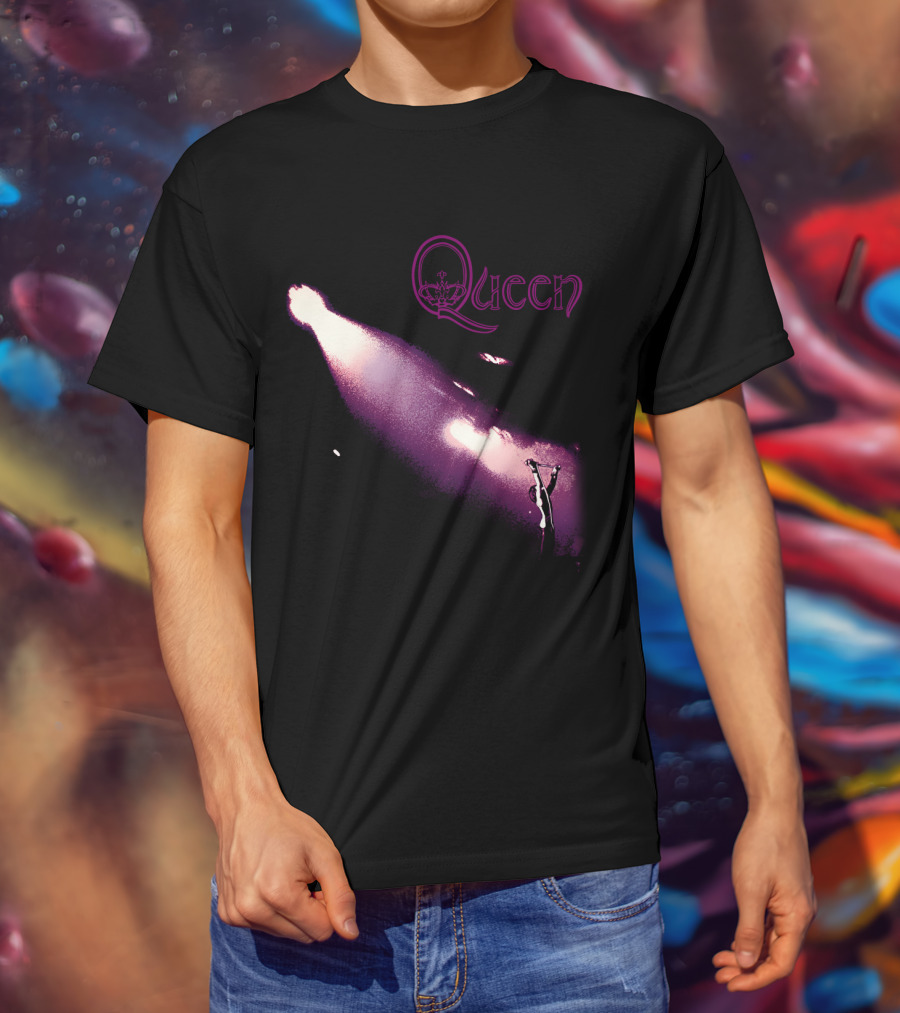 Queen Purple Stage Performance Iconic Band T-Shirt
