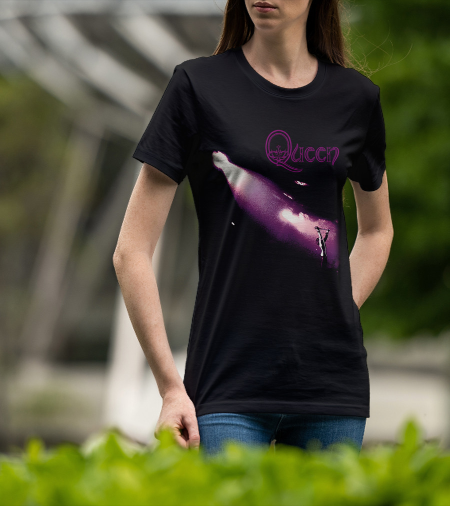 Queen Purple Stage Performance Iconic Band T-Shirt