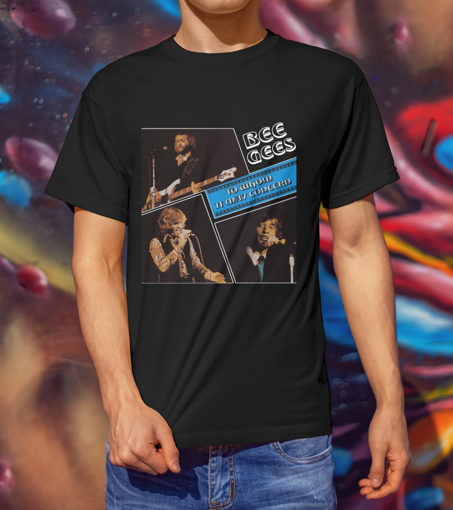 Bee Gees To Whom It May Concern Album Cover T-Shirt