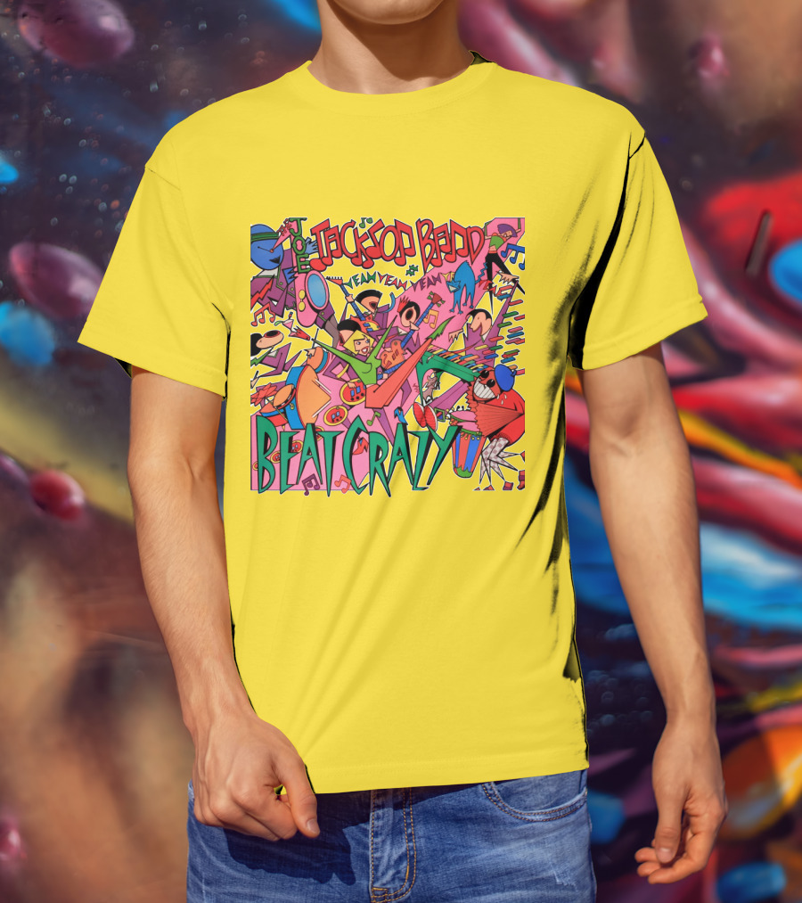 Joe Jackson Band Beat Crazy Colorful Music T-Shirt
