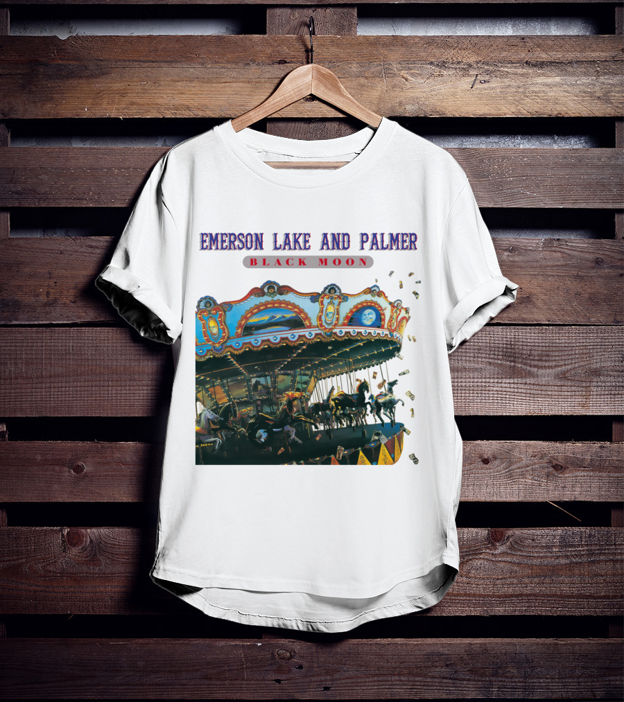 Emerson Lake And Palmer Black Moon Carousel T-Shirt