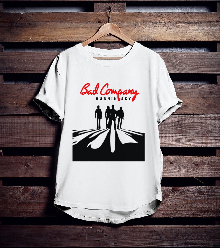 Bad Company Burnin' Sky Silhouette Walkway T-Shirt
