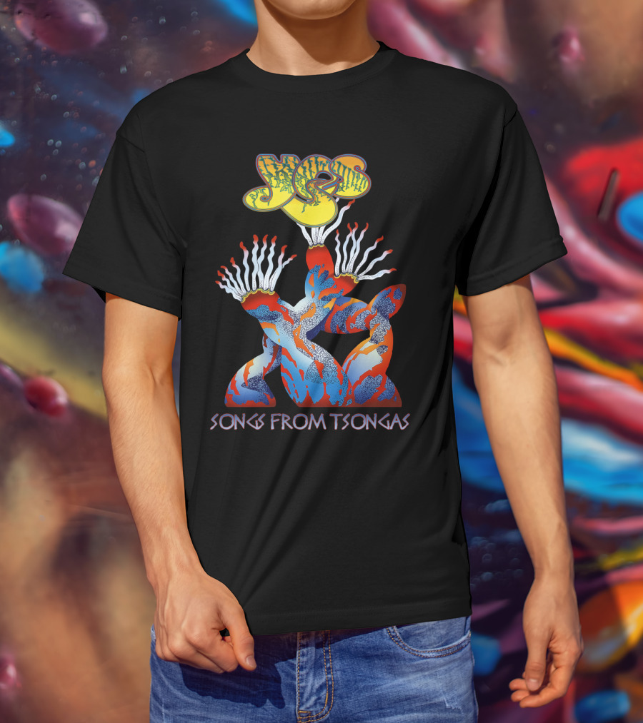 Yes Songs From Tsongas Colorful Abstract T-Shirt