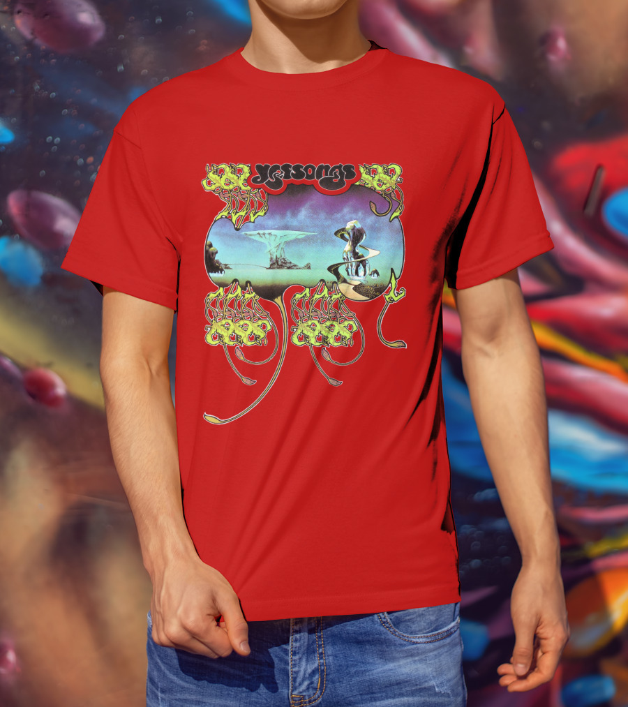 Yes Yessongs Album Artwork Fantasy Landscape T-Shirt