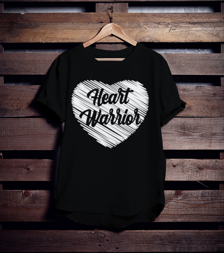 Heart Warrior Wear Red Heart Disease Awareness T-Shirt