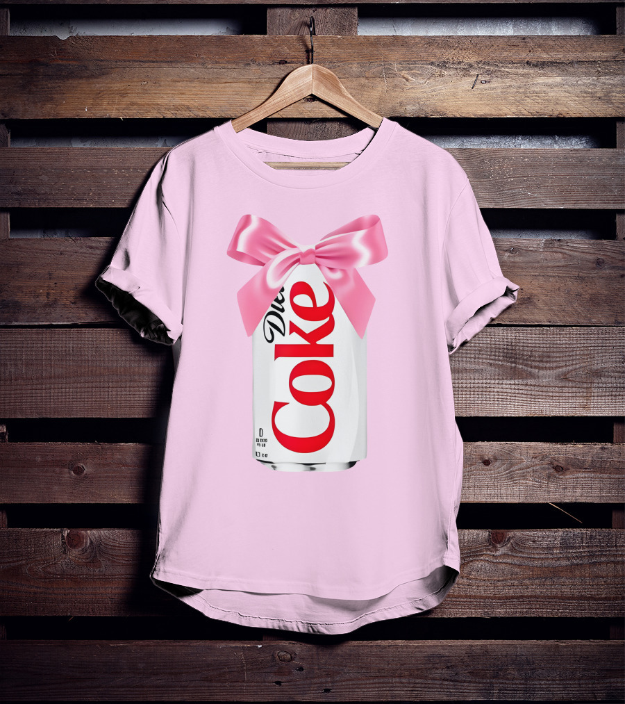 Pink Bow Diet Coke Can T-Shirt