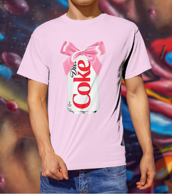 Pink Bow Diet Coke Can T-Shirt
