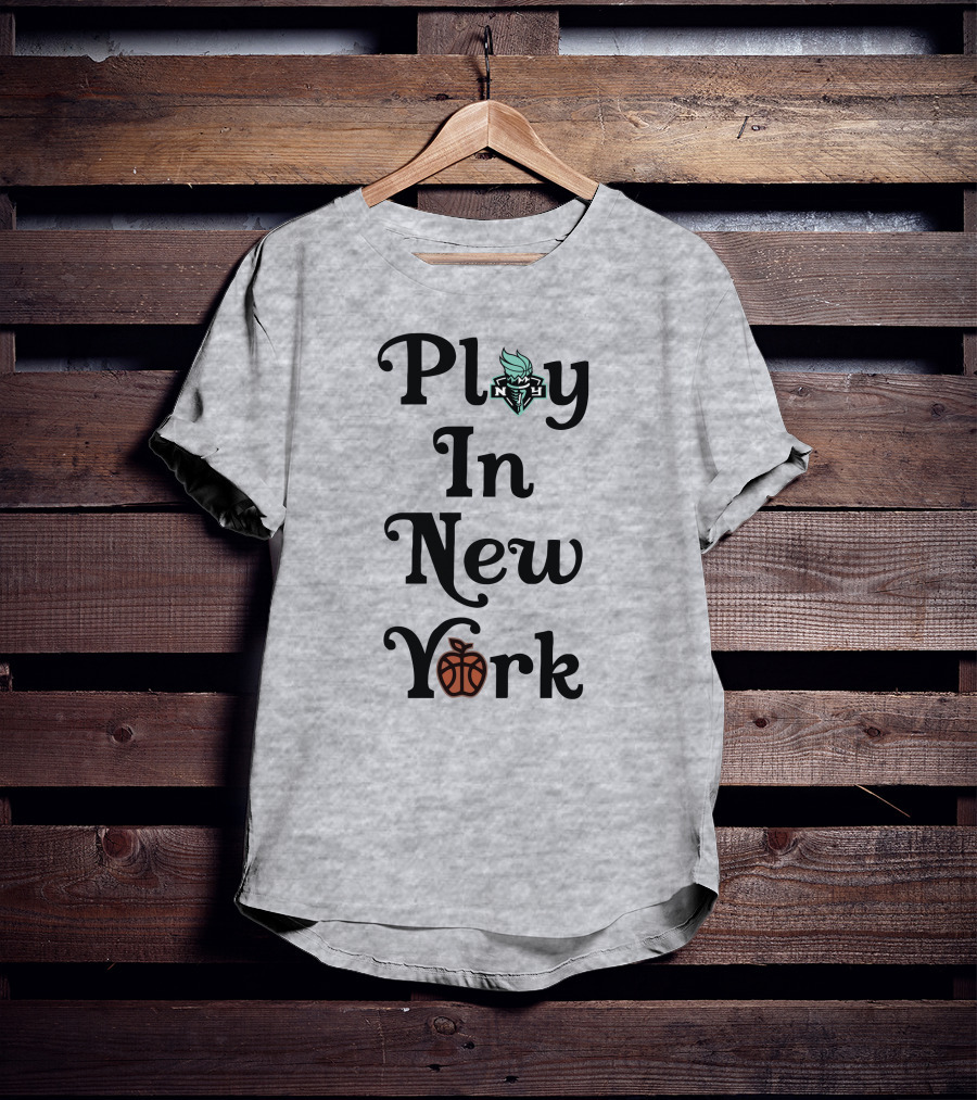 Play In New York Liberty Basketball Icon T-Shirt