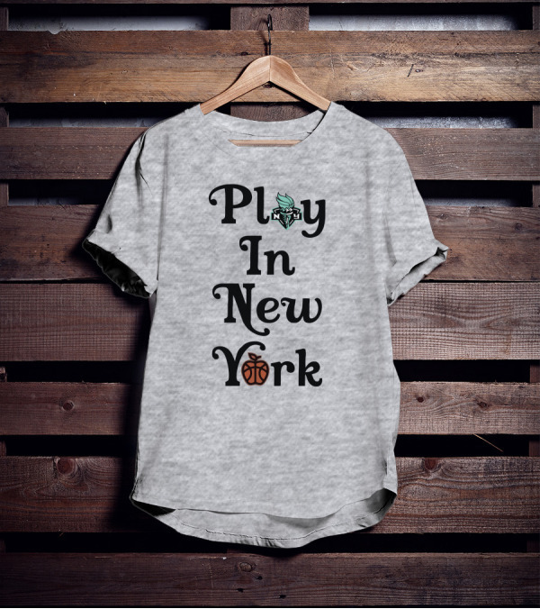 Play In New York Liberty Basketball Icon T-Shirt