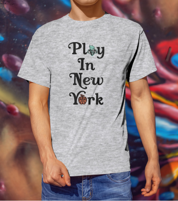 Play In New York Liberty Basketball Icon T-Shirt