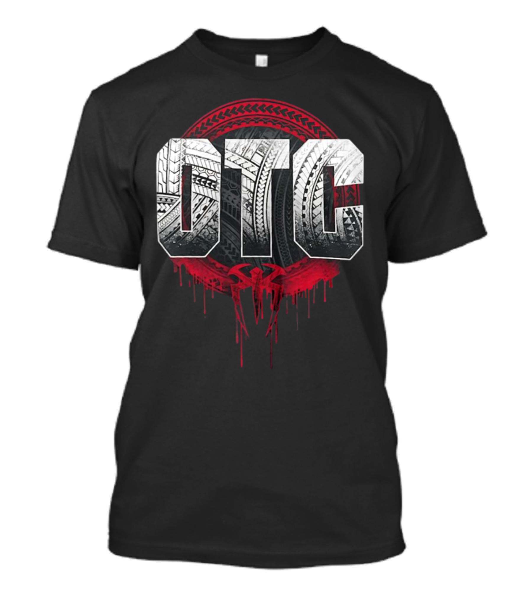 Roman Reigns OTC Tribal Tire T-Shirt