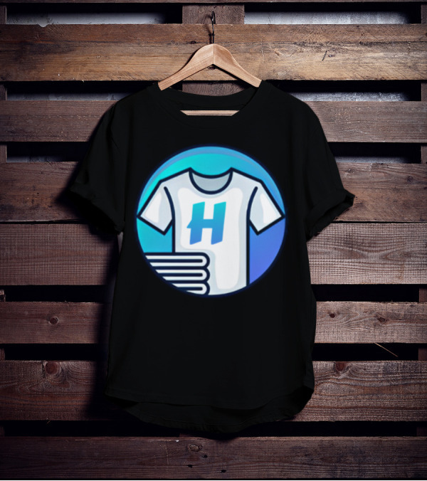 Hafrito H Logo On Shirt With Folded Laundry T-Shirt