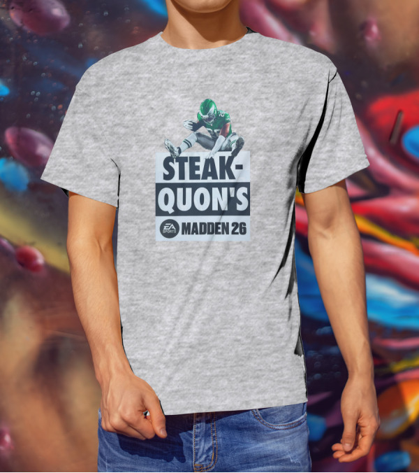 Saquon Barkley Steak Quon’s EA Sports Madden 26 Philadelphia Eagles T-Shirt