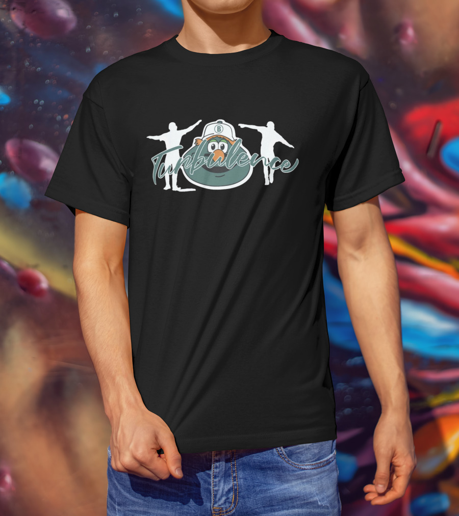 Boston Red Sox Turbulence Wally Mascot And Dancing Fans T-Shirt