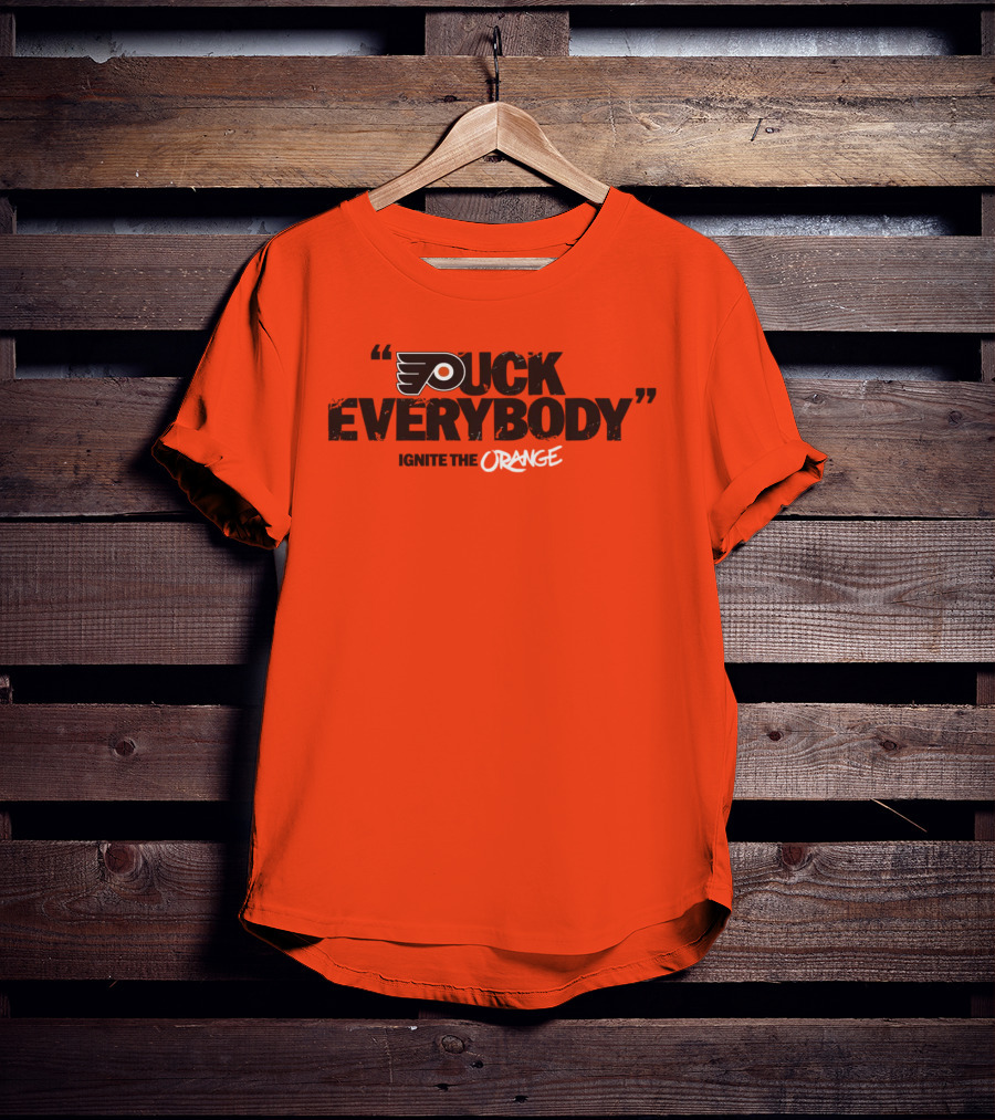 Philadelphia Flyers Puck Everybody Ignite The Orange T-Shirt