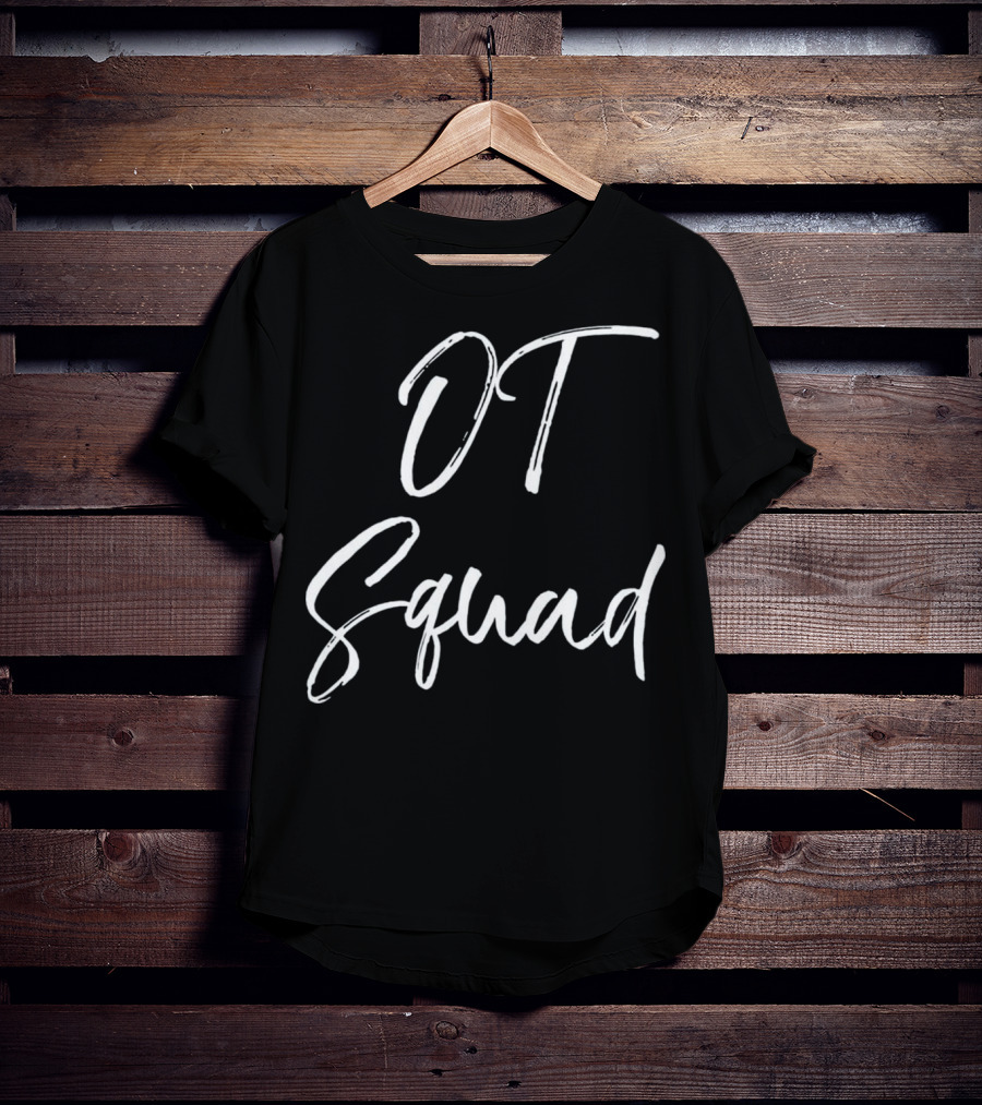 OT Squad Cute Occupational Therapist Crew T-Shirt