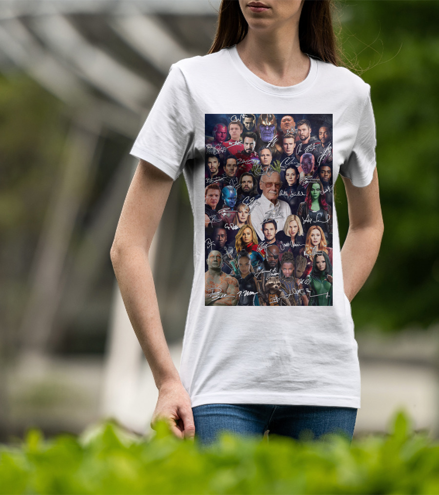 MV 001 Marvel Cinematic Universe Collage T-Shirt