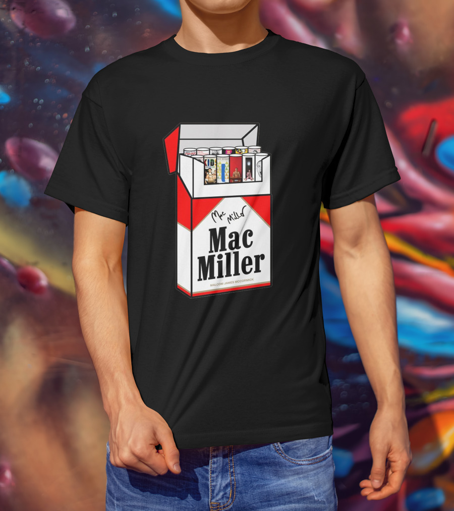 Mac Miller Malcolm James Mccormick Album Pack T-Shirt