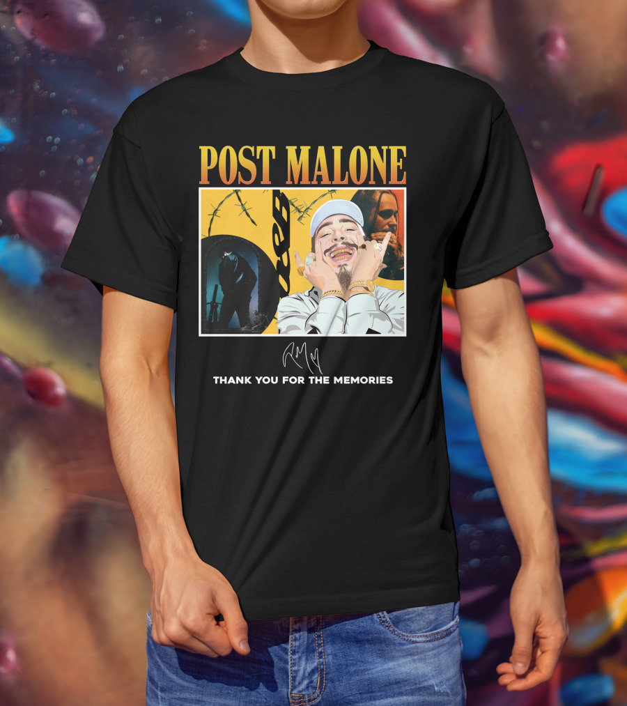 Post Malone Thank You For The Memories T-Shirt