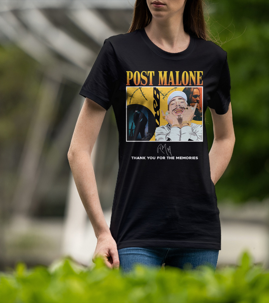 Post Malone Thank You For The Memories T-Shirt