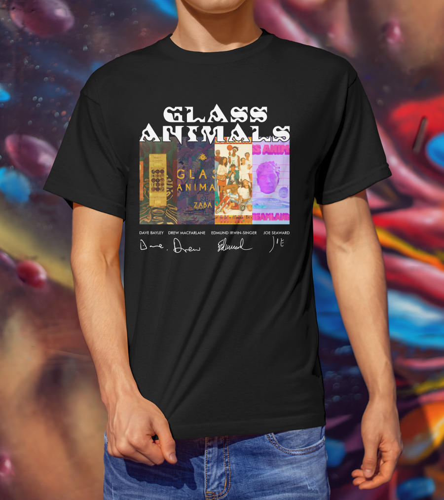 Glass Animals Dave Bayley Drew Macfarlane Edmund Irwin-Singer Joe Seaward Zaba Dreamland T-Shirt