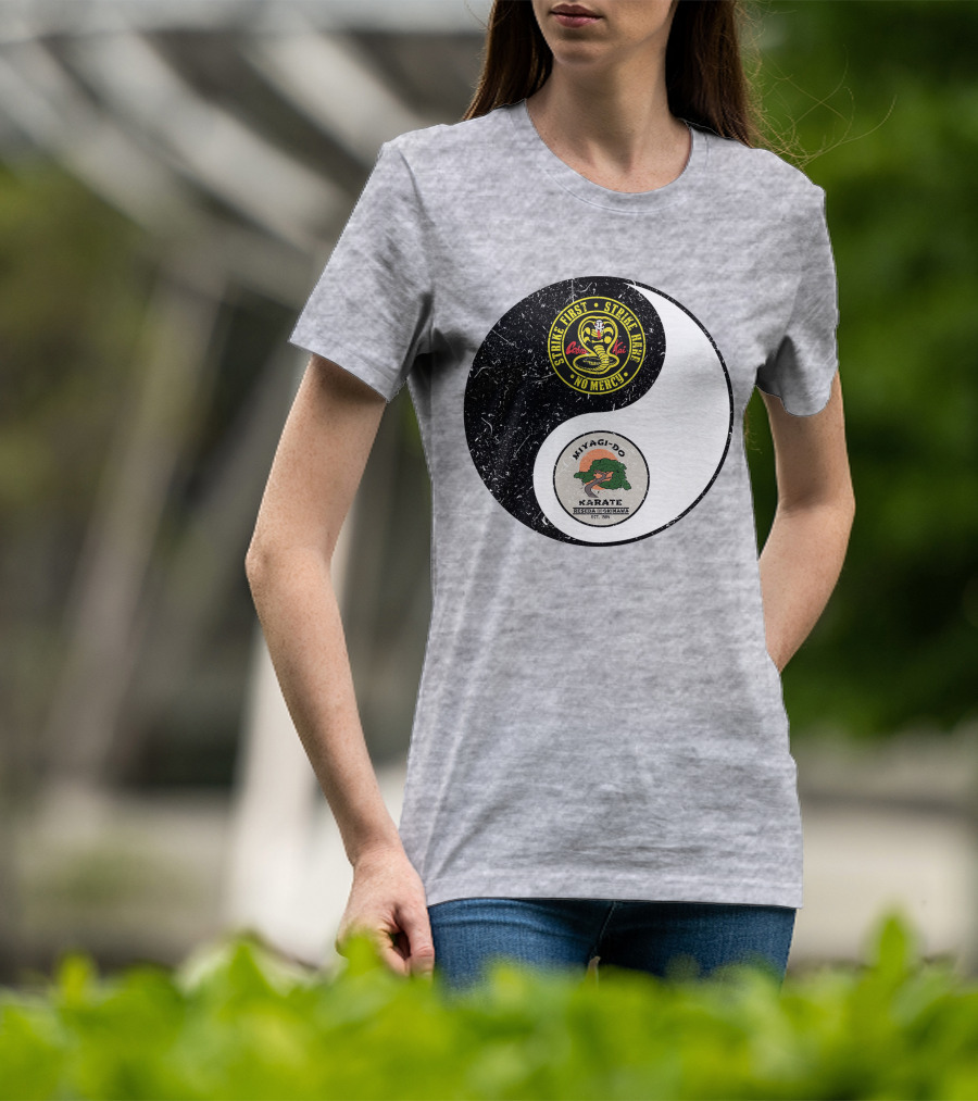 Cobra Kai Strike First Miyagi-Do Karate Yin Yang T-Shirt