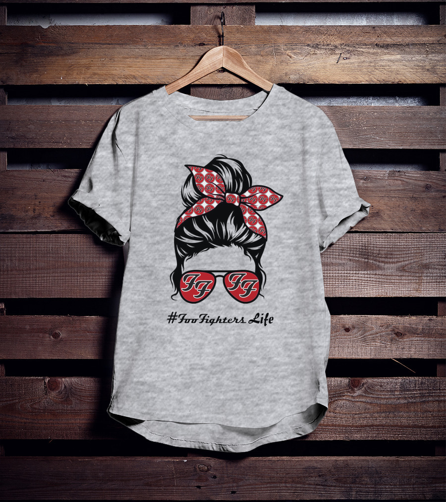 #Foofighterslife Ff Bandana Sunglasses T-Shirt
