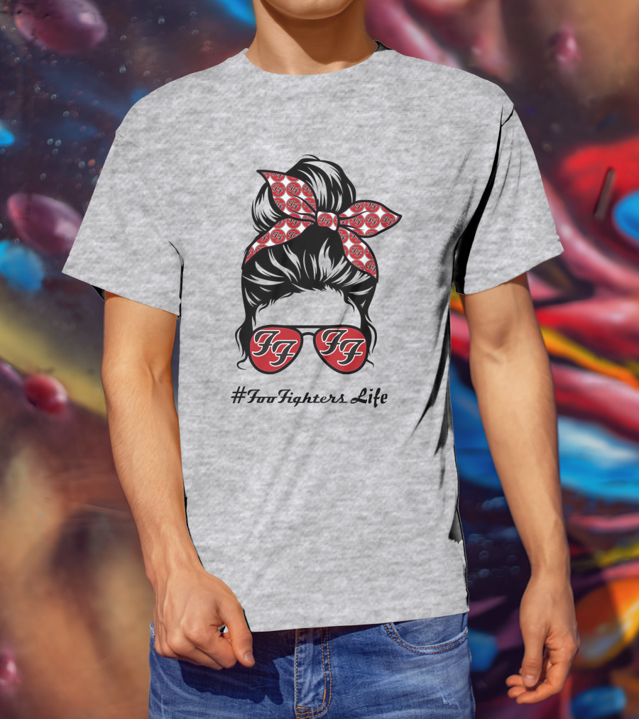 #Foofighterslife Ff Bandana Sunglasses T-Shirt
