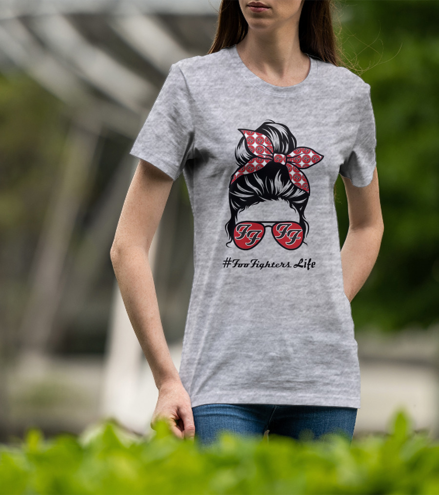 #Foofighterslife Ff Bandana Sunglasses T-Shirt