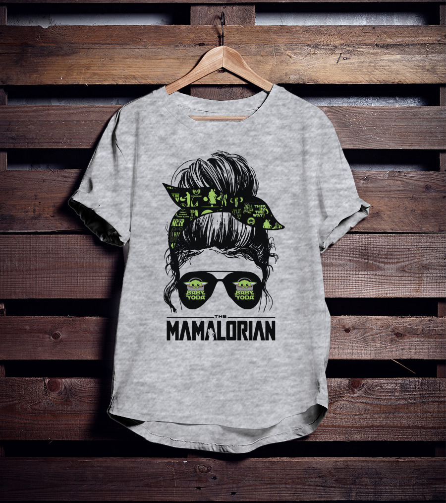 The Mamalorian Baby Yoda Grogu Star Wars T-Shirt
