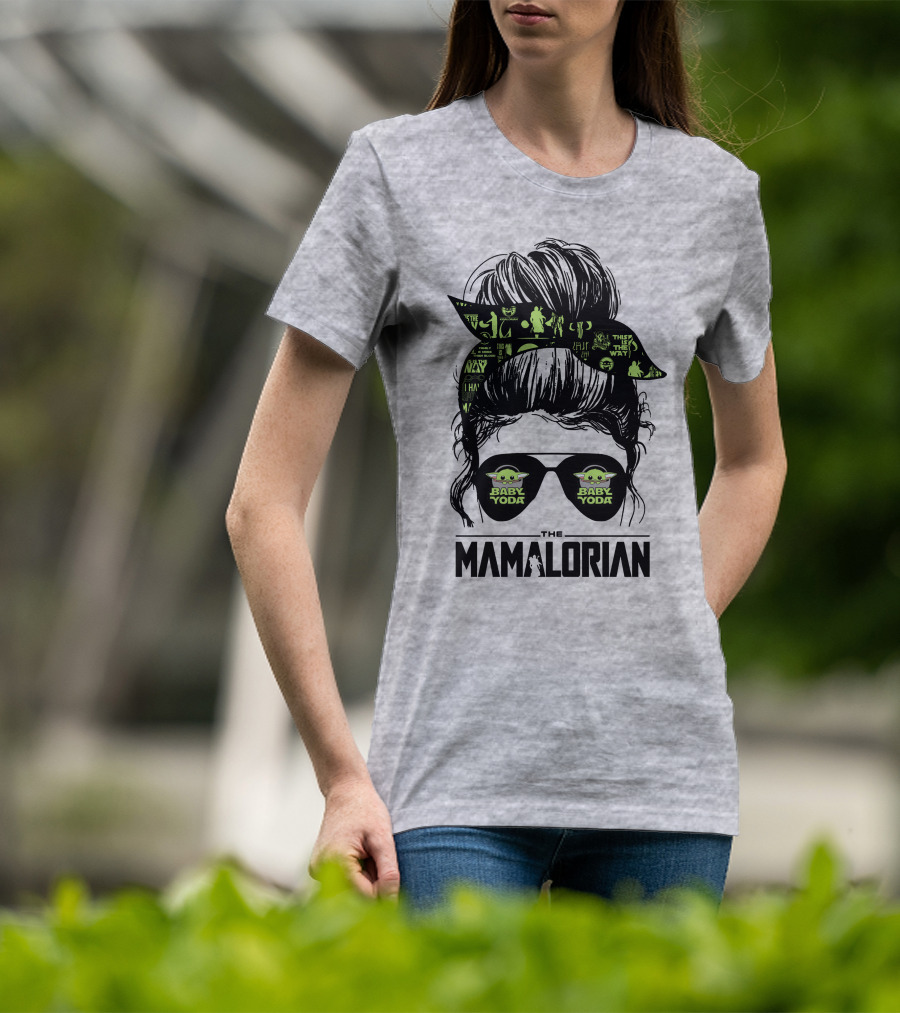 The Mamalorian Baby Yoda Grogu Star Wars T-Shirt