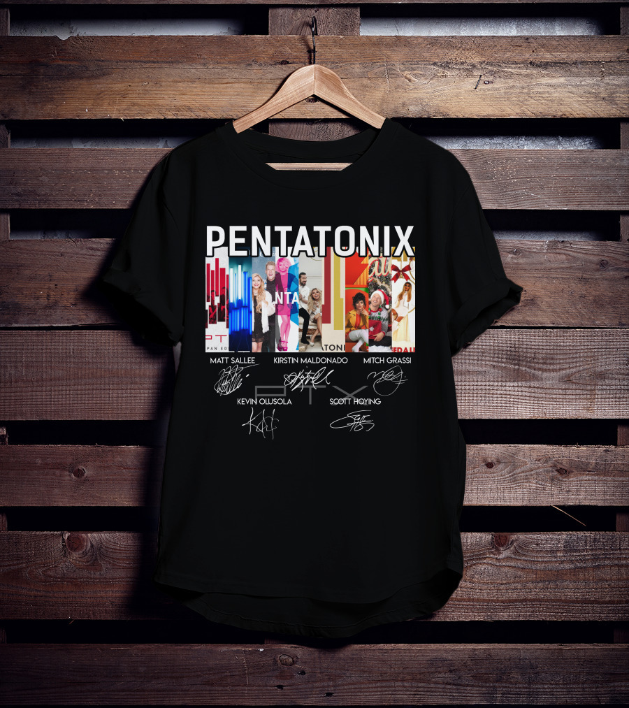 Pentatonix Matt Sallee Kirstin Maldonado Mitch Grassi Kevin Olusola Scott Hoying T-Shirt