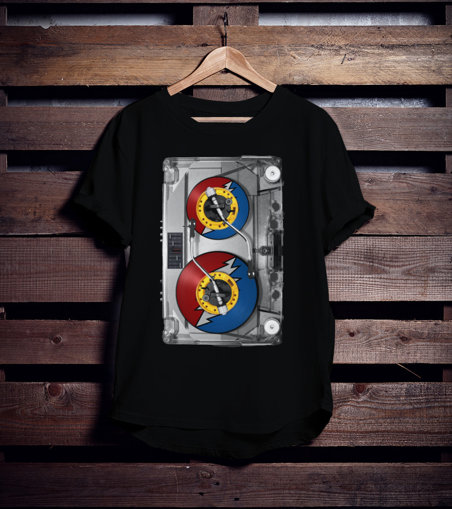 Grateful Dead Cassette Tape Retro Vibe T-Shirt